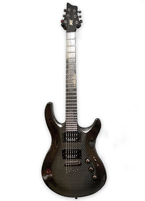 Detroit Sound Custom Built Exposed Carbon Fiber Guitars and Musical